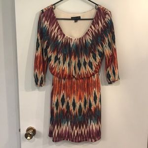 City Triangles dress. Lined. Small. Boho cool.